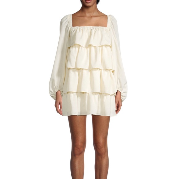 Tiered Mini Dress from we wore what - Picture 3 of 5